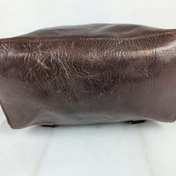 Vintage Burberry Pure Leather Backpack Brown main image 14